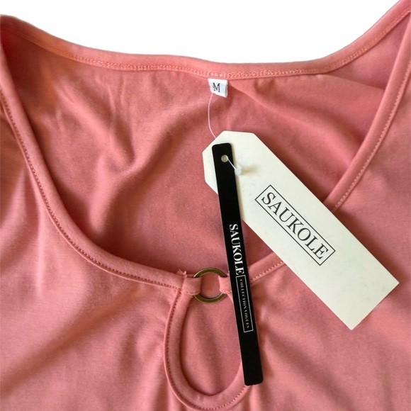 NWT Chic Pink Sleeveless Mini Dress - Picture 7 of 7